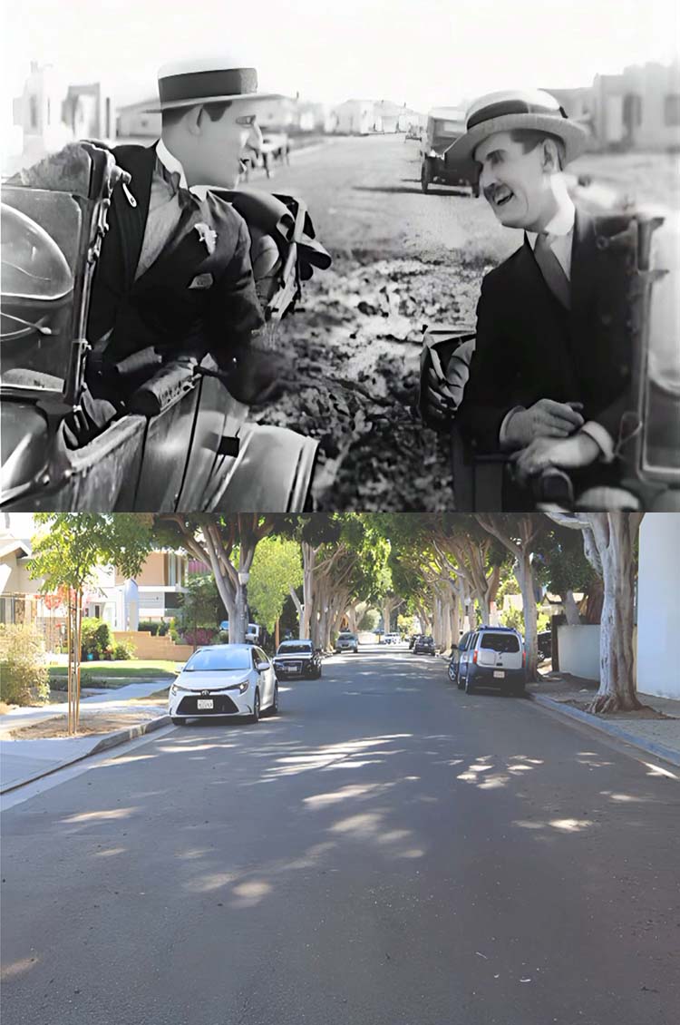 Filming Location from the Charley Chase movie All Wet.