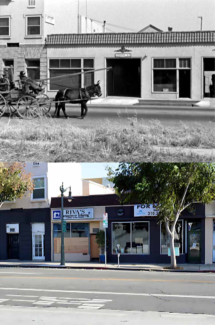 Filming location from the Our Gang / The Little Rascals movie Hook And Ladder.