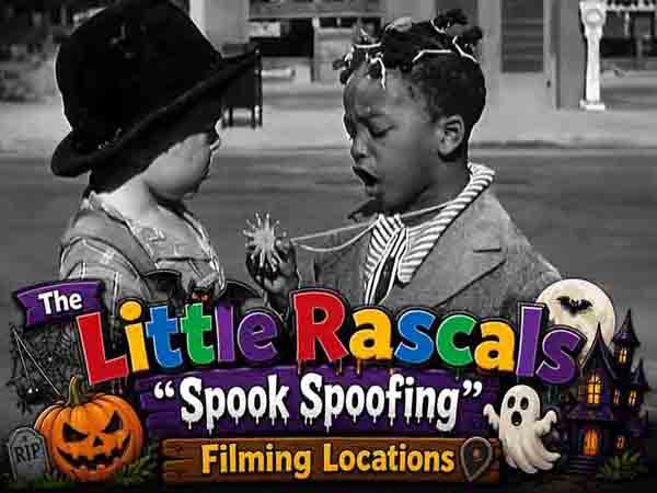 A scene from the 1928 Our Gang / The Little Rascals movie Spook Spoofing.