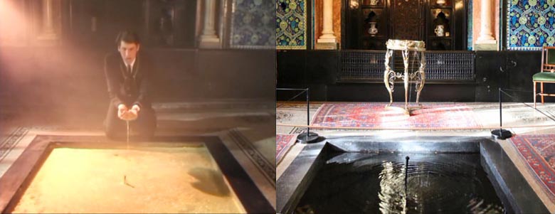 Then and now look at a scene from the music video for the Spandau Ballet song Gold.
