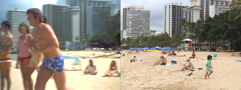 Owl Beach at the Sans Souci State Recreational Park in Honolulu