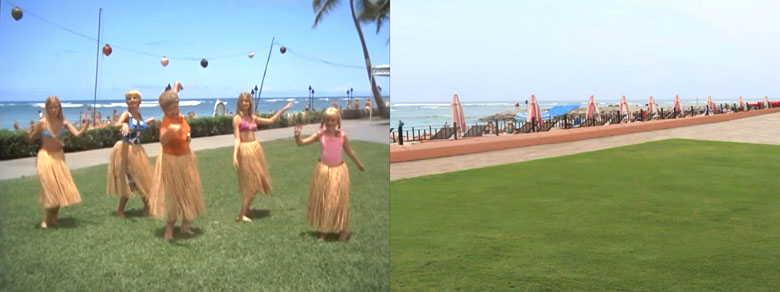 Scene from the TV series The Brady Bunch episode Hawaii Bound.