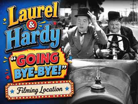 Laurel and Hardy filming locations from their movie Going Bye-Bye!