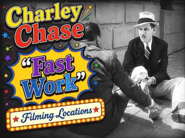 Title card from the Charley Chase movie Fast Work.