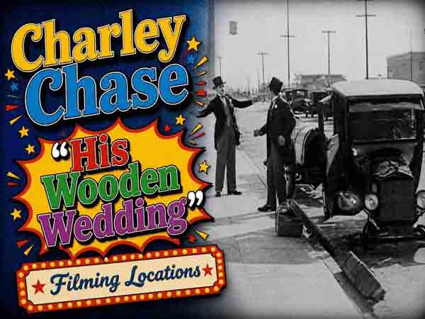 Title card from the Charley Chase movie His Wooden Wedding.