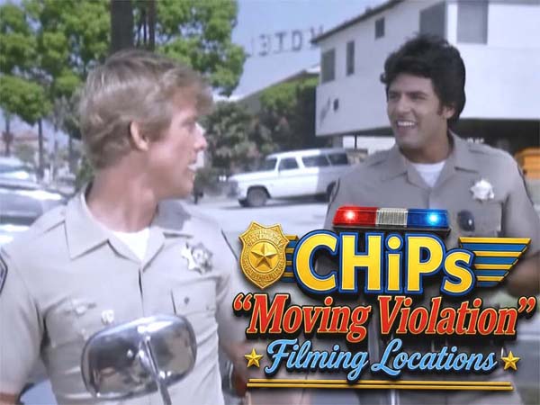 Title card from CHiPs TV series episode Moving Violation.