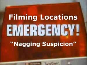 Title card from the episode Nagging Suspicion from the TV series Emergency!