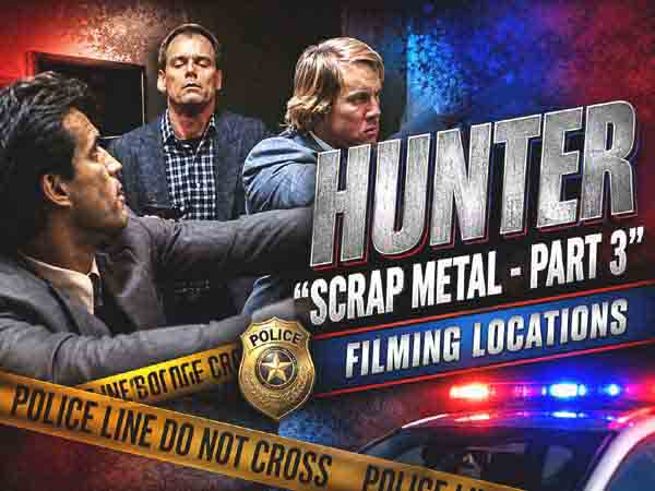 Title card from the episode Scrap Metal from the TV series Hunter.