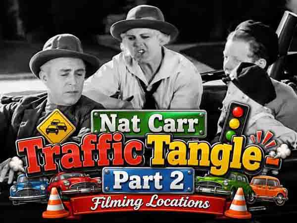 Title card from the Nat Carr comedy short movie Traffic Tangle.